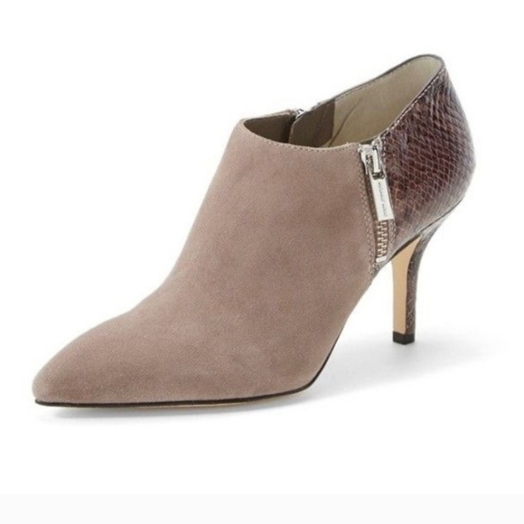 Michael Kors Brown & Snake Skin Kitten Heels. Size 7. - Picture 12 of 13